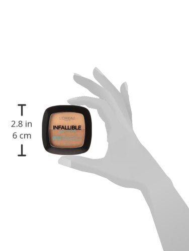L'Oréal Paris Infallible Pro Glow Pressed Powder, Cocoa, 0.31 oz.