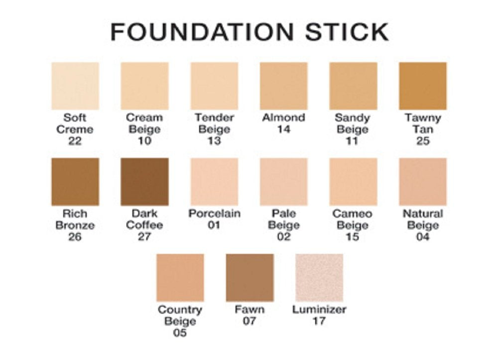 Creamy Conditioning Foundation Stick Buildable Coverage Hypoallergenic (Ivory)