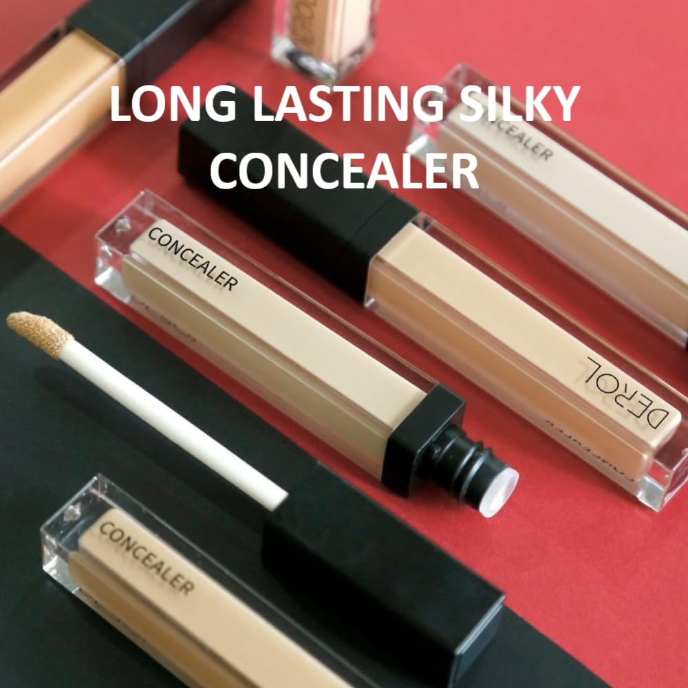 Liquid Concealer Makeup - Natural Coverage & Highly Pigmented Lightweight Concealers 6.5ml (02)