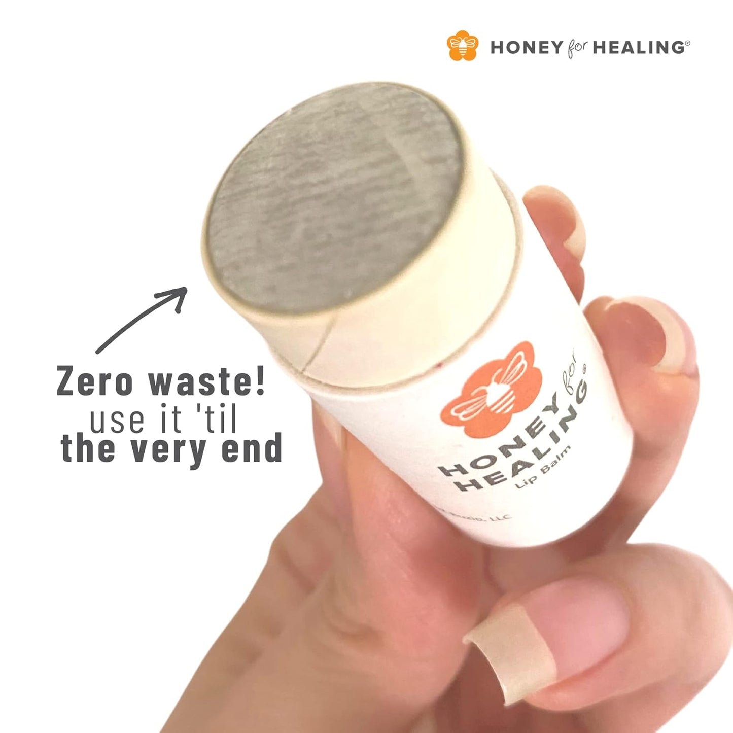 Lip Balm Moisturizer with Manuka Honey 15+ UMF, Coconut Oil, and Castor Oil For Chapped, Cracked, Dry Lips | Protects, Smoothes, and Nourishes your Lips | 0.25 oz / 7 gr. (Soft Peach)