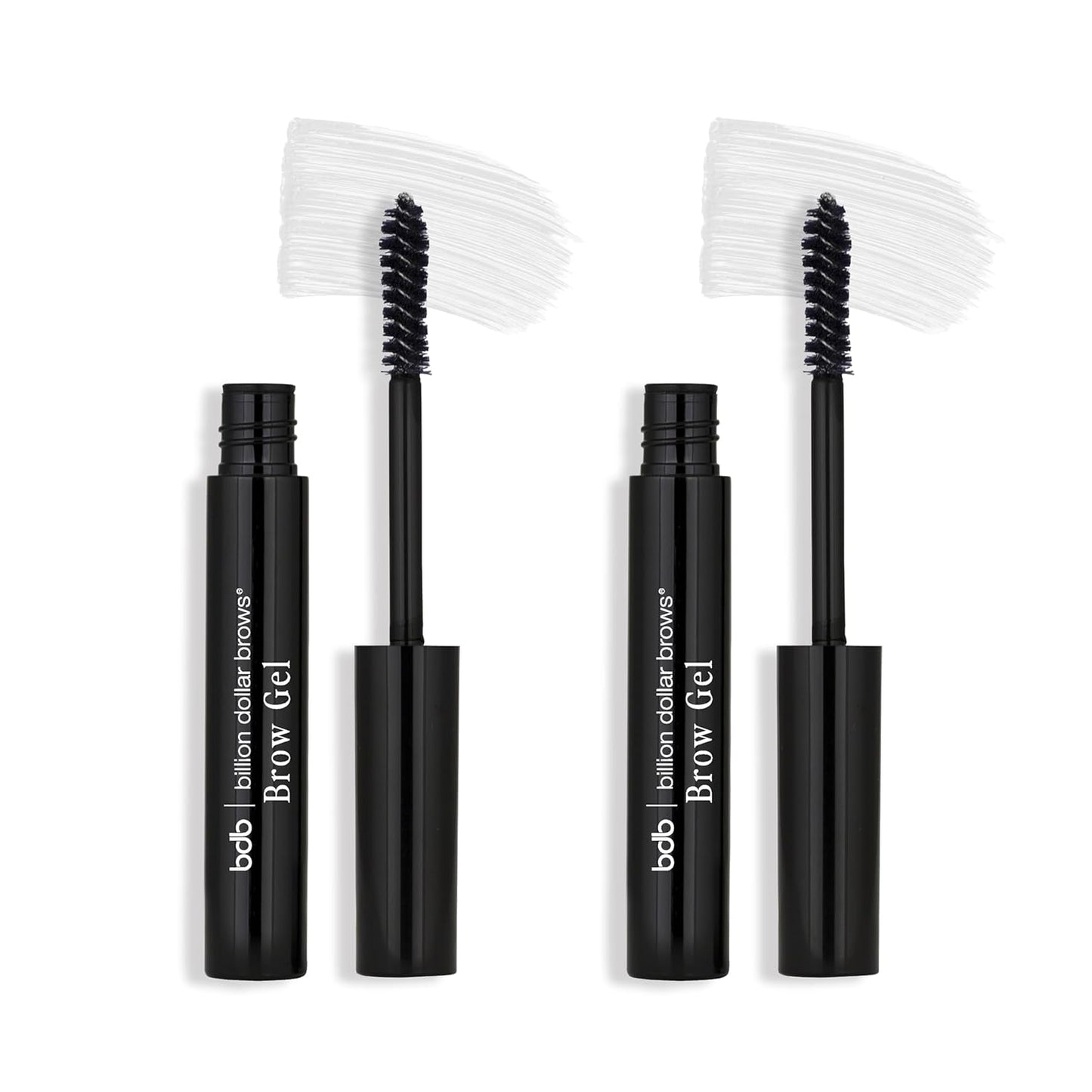 bdb Eyebrow Gel, Clear Formula - Effortless Brows, Waterproof, 2-Pack