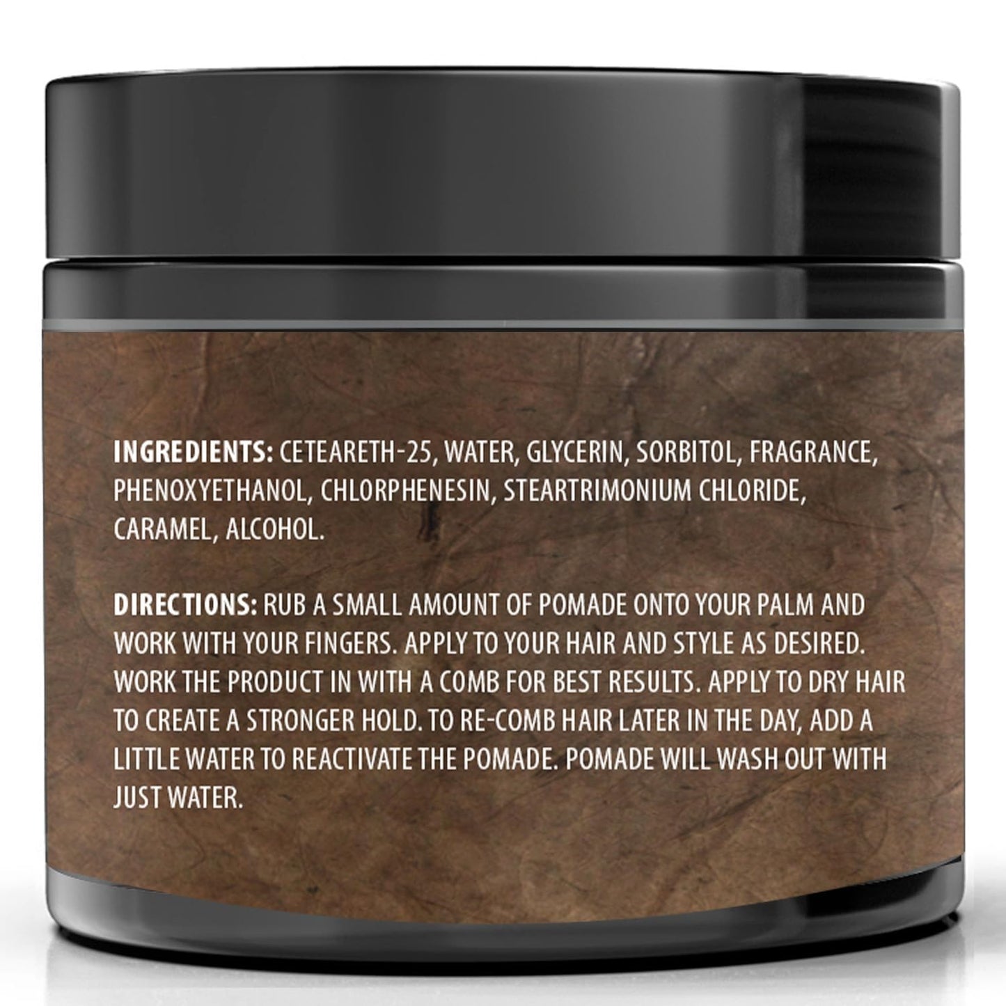 Viking Revolution Sweet Tobacco Hair Pomade for Men - Extreme Hold Water-Based Hair Gel - Extra Firm Strong Hold With High Shine - Men's Hair Cream (4oz)