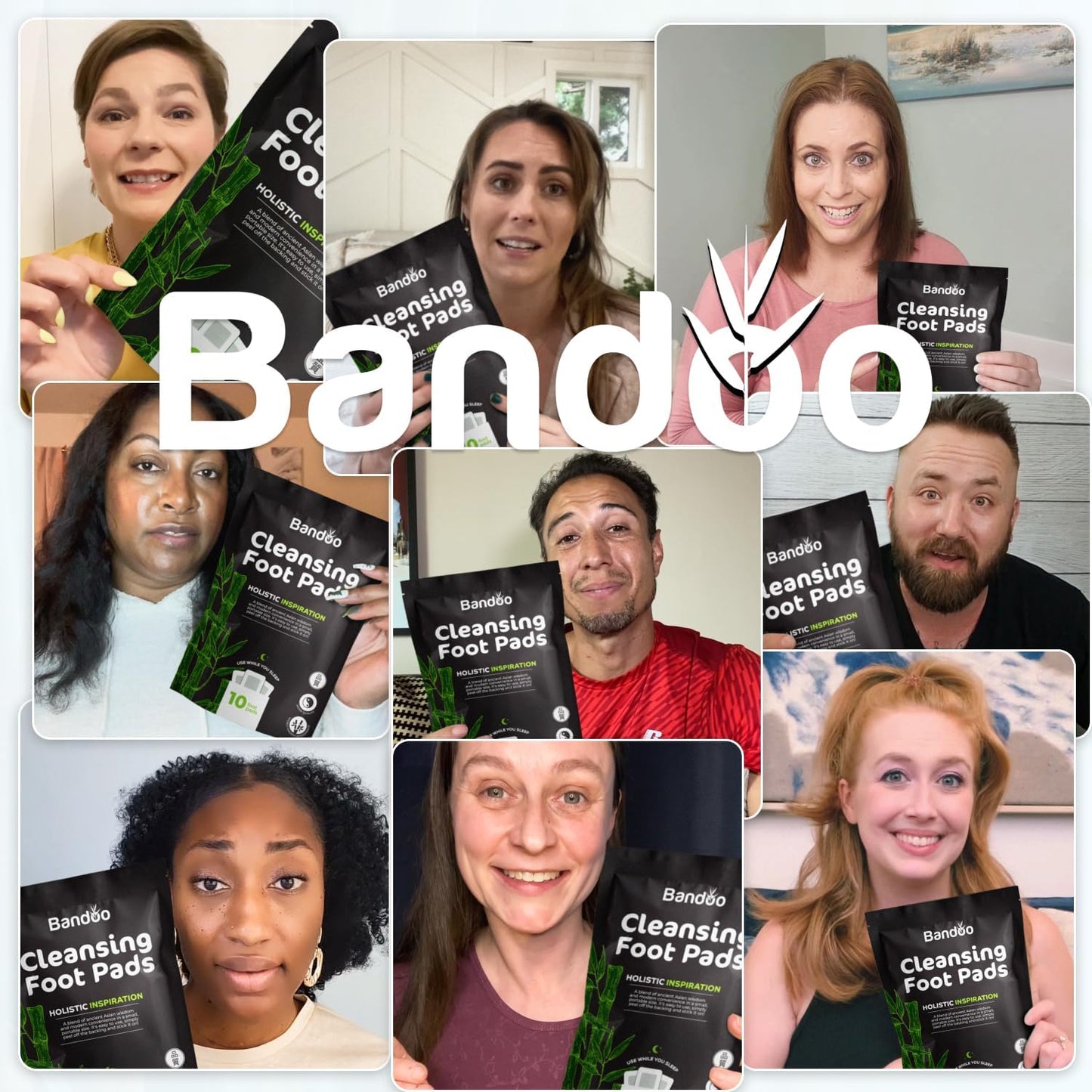 Bandoo Foot Pads | Original | Rana Pads | Premium Natural Bamboo Vinegar Foot Care Pads | Japanese Foot Pads | 30 Pads