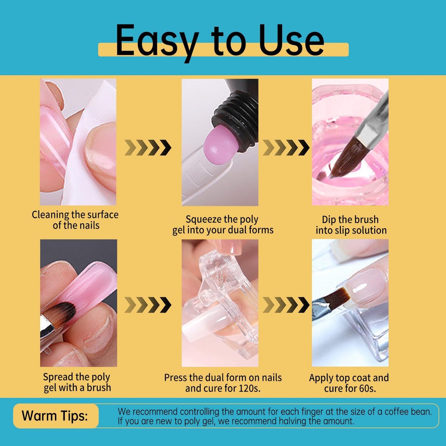 Poly Gel Slip Solution 8 oz,Nail Slip Solution Kit Nail Cleaner Slip Solution For Builder Gel Nails,2PCS Poly Nail Gel Slip Solutions Anti-stick Gel Cleanser for Nails Poly Nail Gel