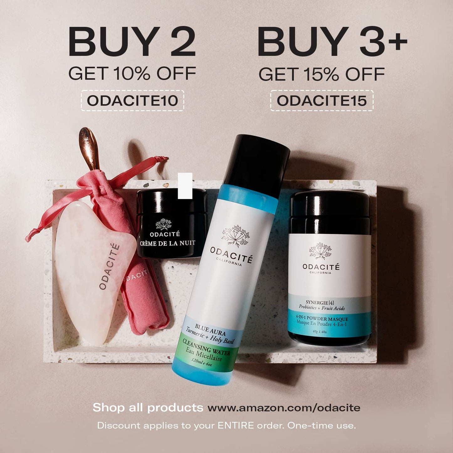 ODACITE Anti Aging Serum Concentrate with Buriti Oil, Vitamin C, Beta-Carotene - 0.17 fl. oz