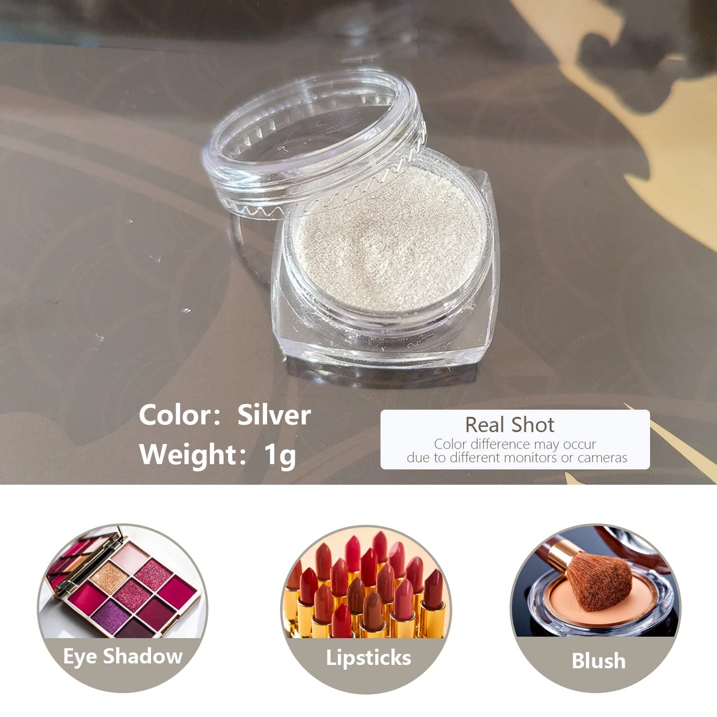 T-Miles 6-color natural cosmetics pigment set for DIY eye shadow lipstick blush