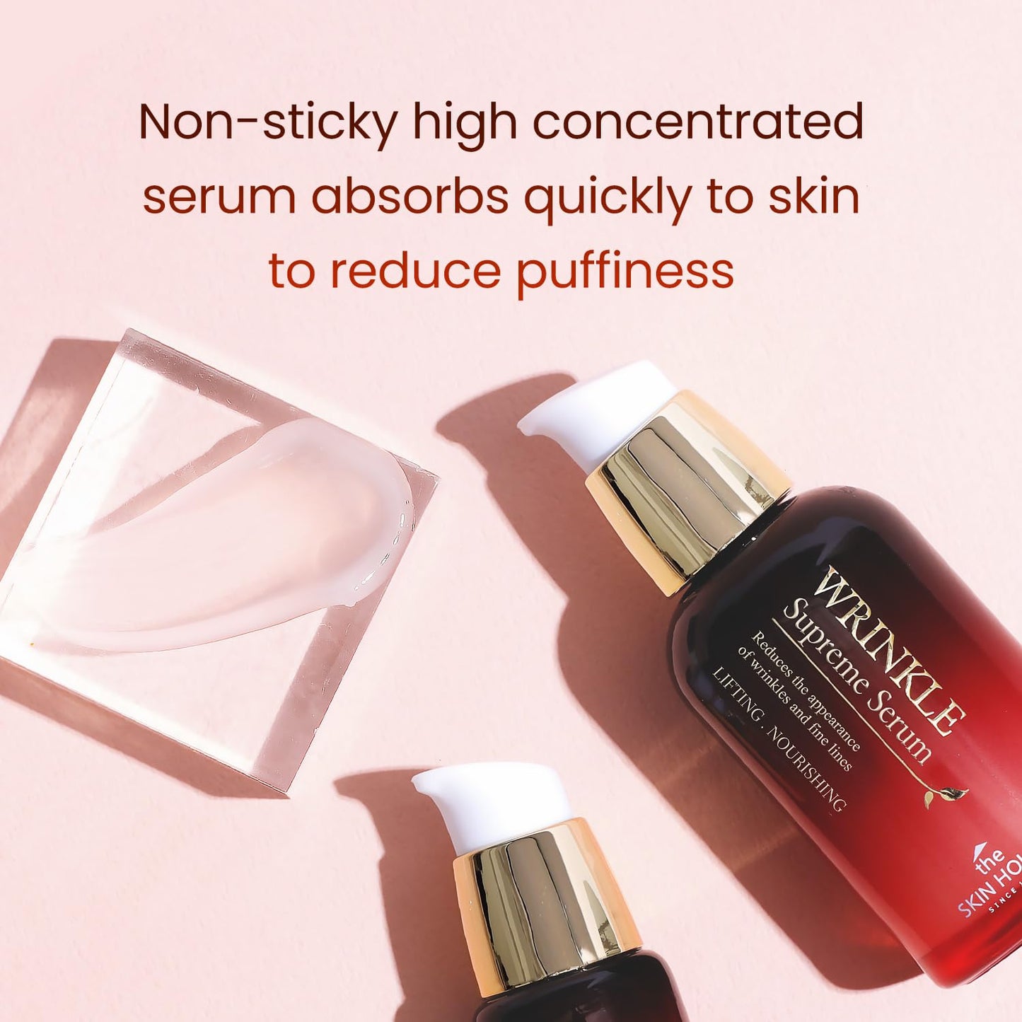 THE SKIN HOUSE Wrinkle Supreme Gift Set l Birthday present , Korean Facial Skin Care Essential for Wrinkles, Fine Lines, Nourishing l Red Ginseng, Adenosine, Ceramide l Facial Cleanser, Serum, Cream