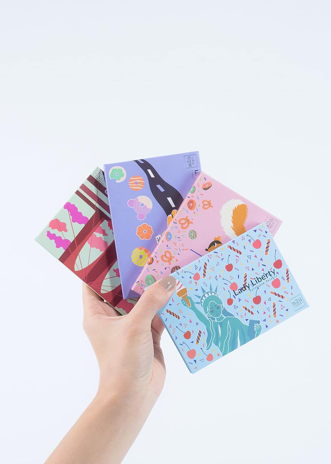 M2U NYC Eyeshadow Palette, Eye Shadow, Makeup Palette, Eye Shadow Palette Makeup, Makeup Palettes, 6 Tones/Shades, Multiple Colors from Nude to Bold (Warm Neutrals)