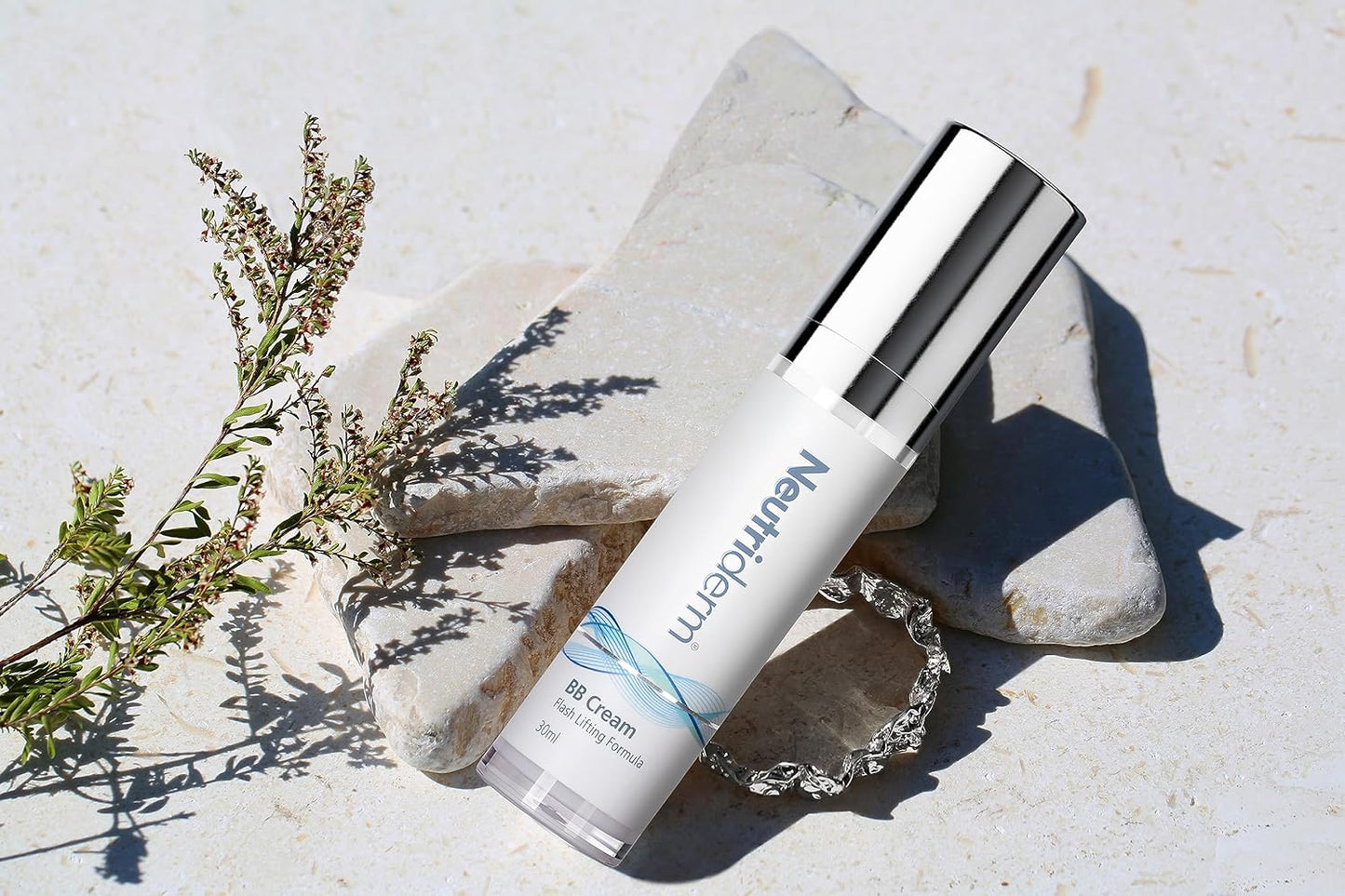 NEUTRIDERM BB Cream, BB Cream for All Skin Types, Non-Tinted, Skin-Perfecting Cream, Multi Action Formula, 30ml (1 fl oz)