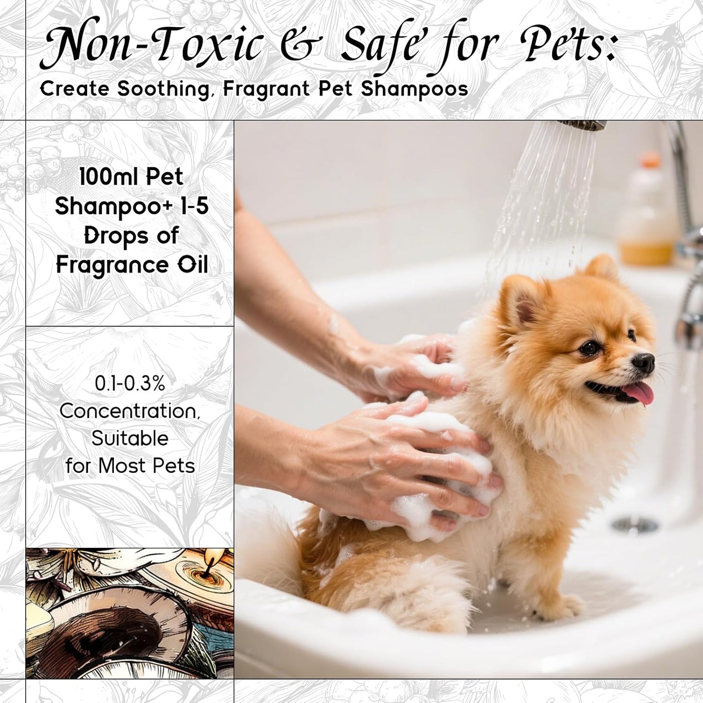 HIQILI Coconut Vanilla Fragrance Oil - for Candle Making, Soap Making, Essential Oil for Diffuser, Humidifier, Home& Hotel & Car Use - 1 Fl Oz