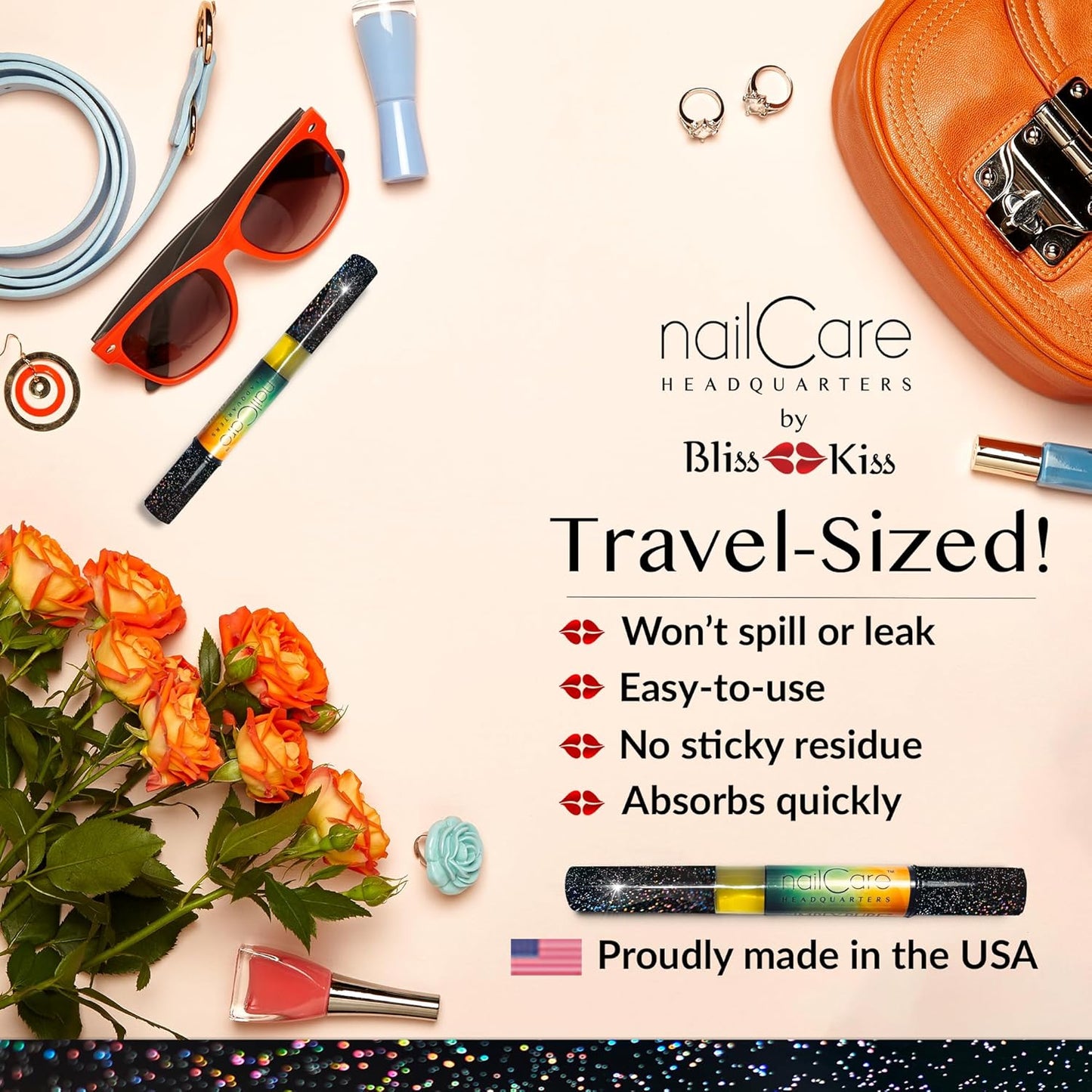 Nail Care Headquarters Simply Pure Cuticle Oil Pen for Nails - Nail Strengthener & Growth Nail Oil and Serum for Damaged Nails, Hangnails w/Jojoba cuticle oil—Cucumber Melon Fragrance