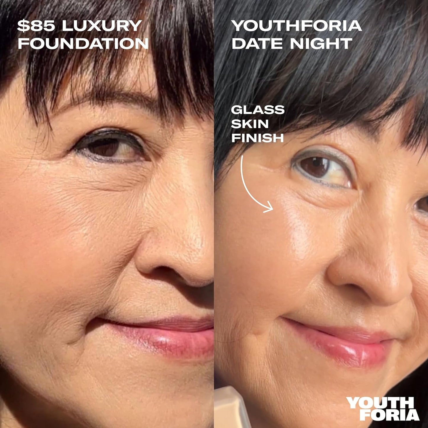 Youthforia Date Night Skin Tint Serum Foundation, Light-Medium Coverage, Hydrating Formula, Vegan & Cruelty-Free, 360 Medium - Neutral