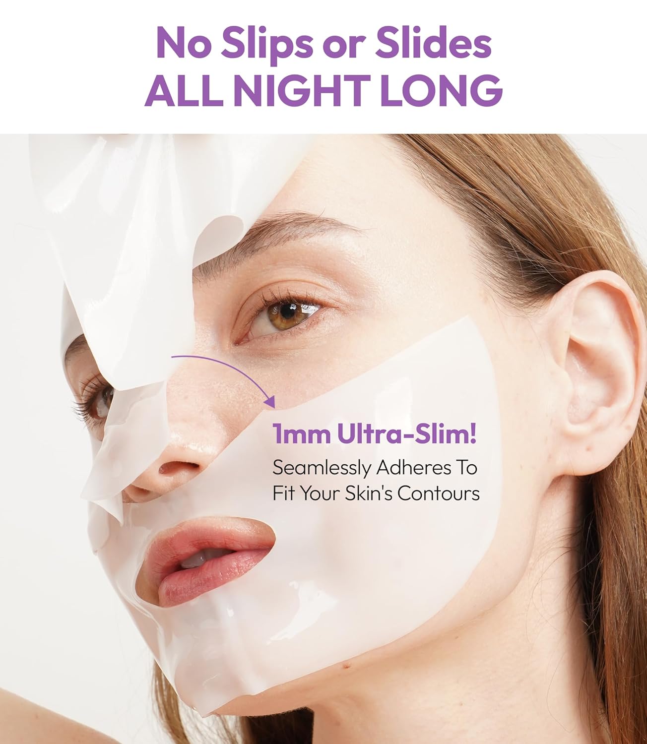 LAPCOS Deep Collagen Glass Skin Overnight Mask - Korean Skin Care Mask w/Rose PDRN, Vegan Collagen & Hydrogel Sheet - Hypoallergenic Firming Collagen Face Mask Sheets (4 ea, 1.23 oz)