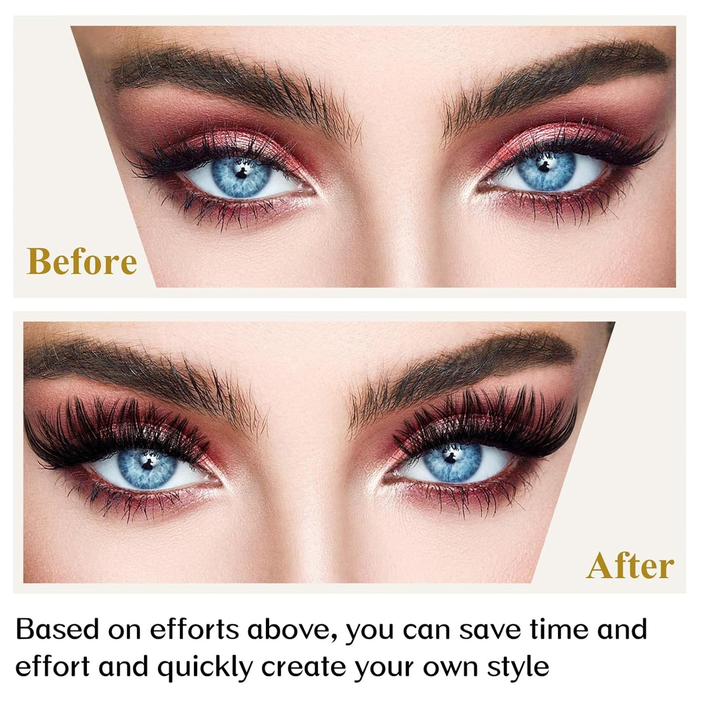 14MM DIY Eyelash Extensions 72 Clusters Lashes C D Curl B&Q LASH Natural Eyelash Clusters Extensions Individual Lashes Cluster DIY at Home (XS-D-14MM)