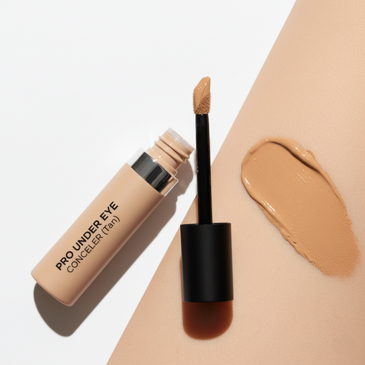 Pro Under Eye Full Coverage Concealer Tan shade — waterproof, hydrating concealer for dark circles and fine lines by GlowNovaBeauty