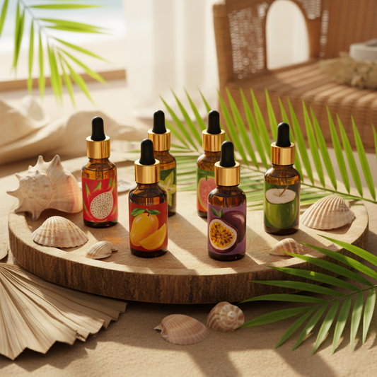 &J Fragrance Oil Tropical Set | Exotic Candle & Soap Scents for Everyday Escapes | GlowNovaBeauty