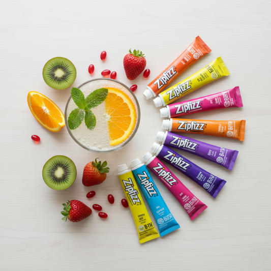 Zipfizz Daily Energy Drink Powder Variety Pack — sugar-free electrolyte & vitamin mix for hydration, focus, and natural energy, available at GlowNovaBeauty.