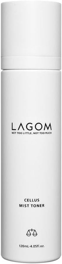 LAGOM Cellus Mist Toner, Face Moisturizer, Skin Barrier Strenghtening Hydration Spray, pH Protection, Alcohol-Free, Zero-Irritation for Sensitive Skin 4.05 Fl Oz
