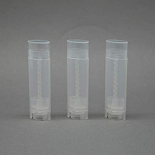 10PCS 4.5g/4.5ml Empty DIY Lip Tubes Holder Containers Vial Refillable PP Plastic Deodorant Crayon Travel Tube Pipe Bottle Lip Gloss Case DIY Lip Balm Gifts For Women Lady Girls(Transparent)