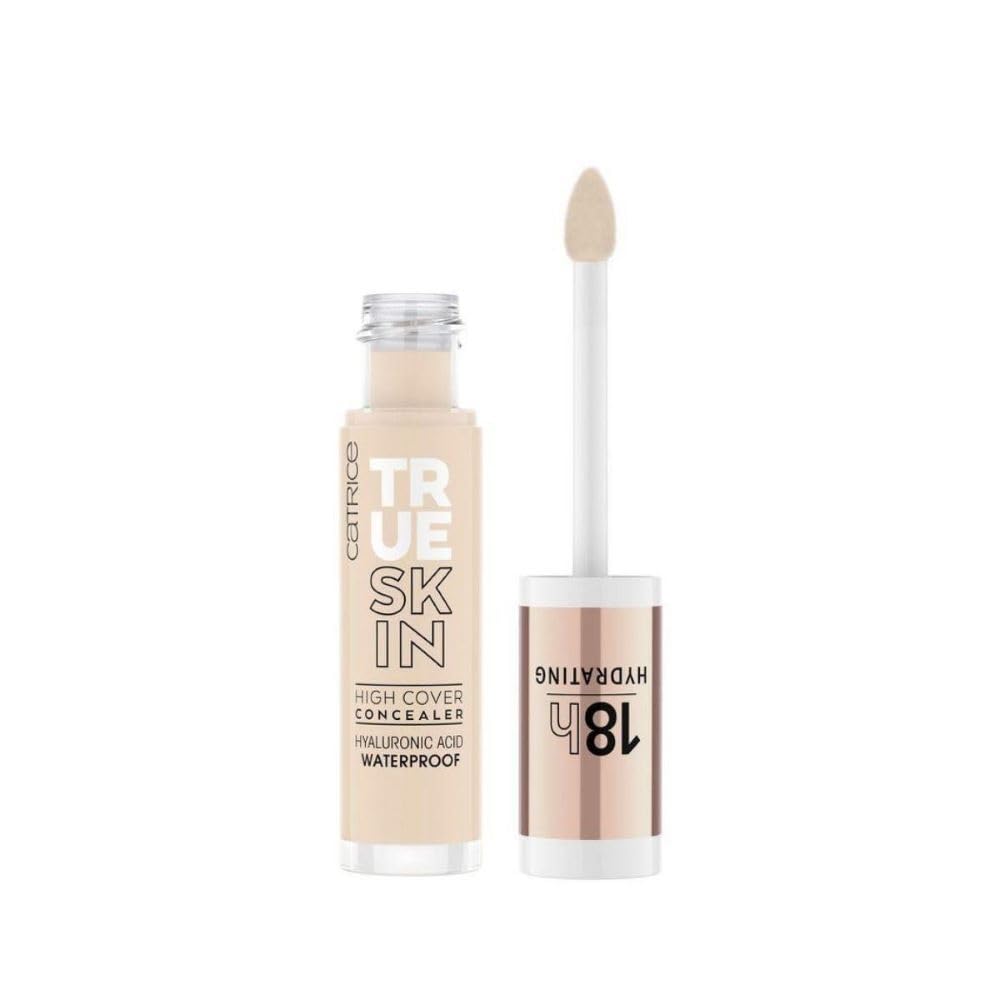 Catrice | True Skin High Cover Concealer (005 | Warm Macadamia) | Waterproof & Lightweight for Soft Matte Look | With Hyaluronic Acid & Lasts Up to 18 Hours | Vegan, Cruelty Free