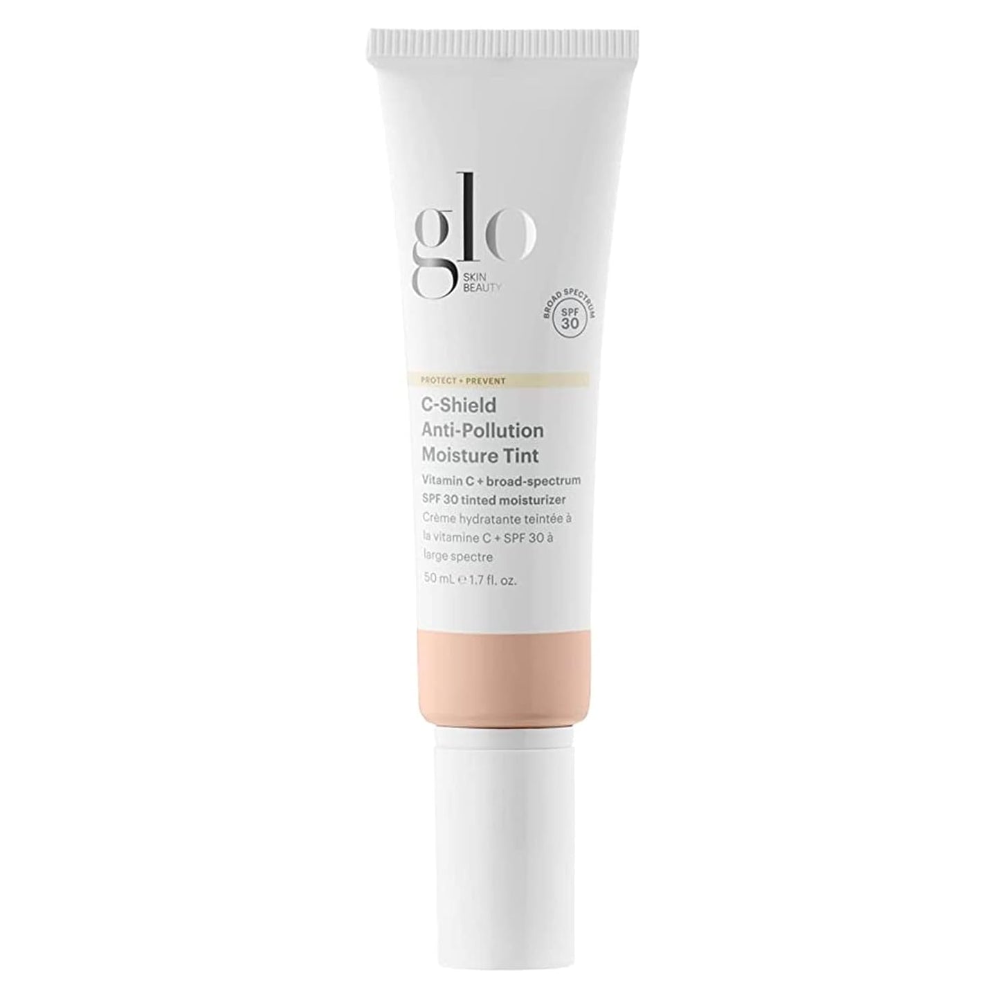 Glo Skin Beauty C-Shield Anti-Pollution Moisture Tint - Tinted Moisturizer With SPF 30 for Face, Broad Spectrum Protection & Vitamin C, 1.7 Oz (1N-Fair)