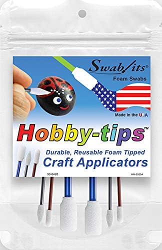 Swab-its® Hobby-Tips™ Durable & Reusable Craft Applicators: 87-8206