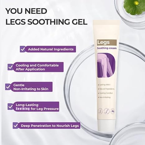 Soothing Leg Cream,Varicose Relief Cream,Cooling Gel For Varicose Veins Tr-eatment For Legs,Naturaly Plant-Based Ingredient 2pcs