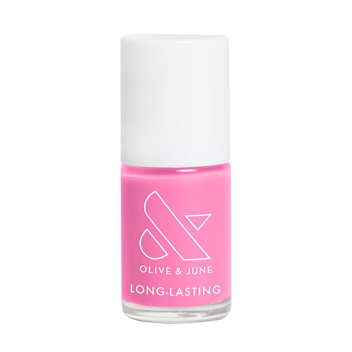 Olive & June Long Lasting Nail Polish | Gel-Like Finish No Lamp Needed | Lasts up to 10 days | Salon-Quality Color at Home | 15-Free Vegan Cruelty-Free Chip-Resistant Shine | Grateful & Kind Pure Pink