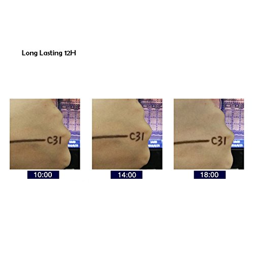 BODERMINCER 1pcs Eyebrow Pencil Longlasting Waterproof Durable Liner Eyebrow 5 Colors to Choose (2# Dark Brown)