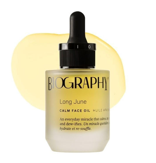 Biography Long June Quieting Face Oil, 30ml - Natural Smoothing & Clarifying Dry Oil. Clarifying, Moisturizing & Hydrating Beauty Facial Oil for Women w/Camellia, Vitamin E & Marula