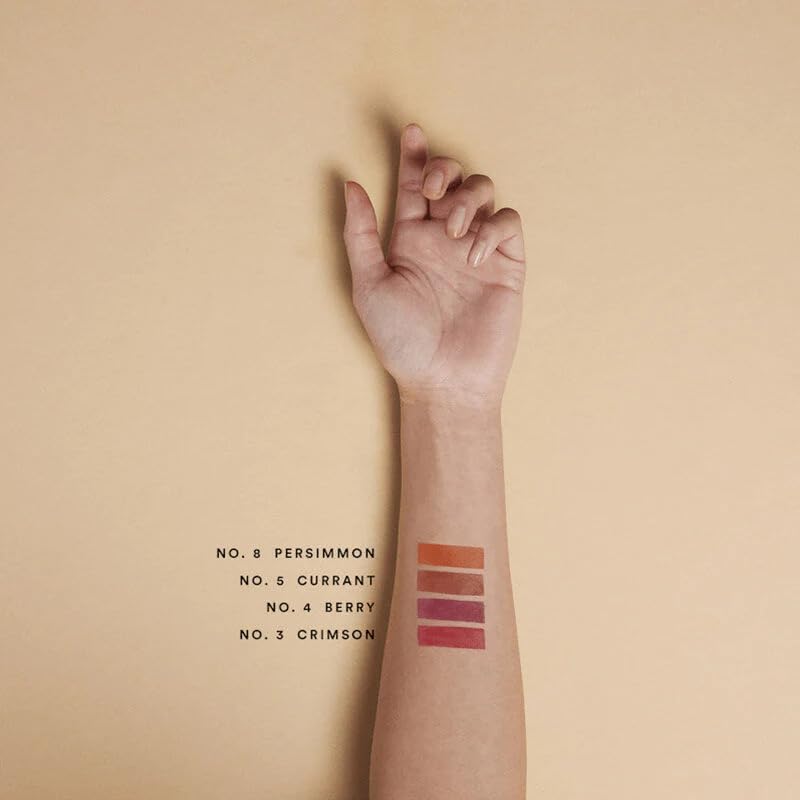 Olio E Osso - Natural Lip + Cheek Balm | Natural, Non-Toxic, Clean Beauty (No. 8 Persimmon, 0.35 oz | 10 g)