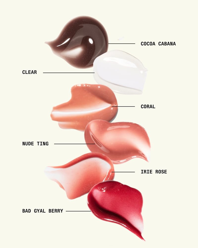 Cay Skin Isle Lip Balm SPF 30 – High Shine, Hydrating + Sheer Lip Gloss in Vanilla Brown Sugar Flavor – Formulated with Natural Ingredients for All Skin Tones – Coral, 0.35 oz