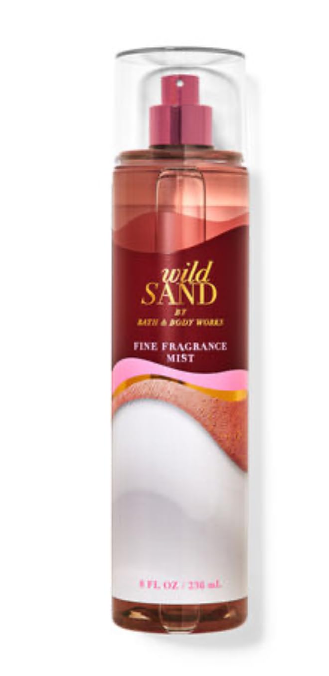 White Barn - Bath and Body Works - Gift Set 2 Piece Bundle - with Gift Bag HELLO GORGEOUS (Wild Sand)