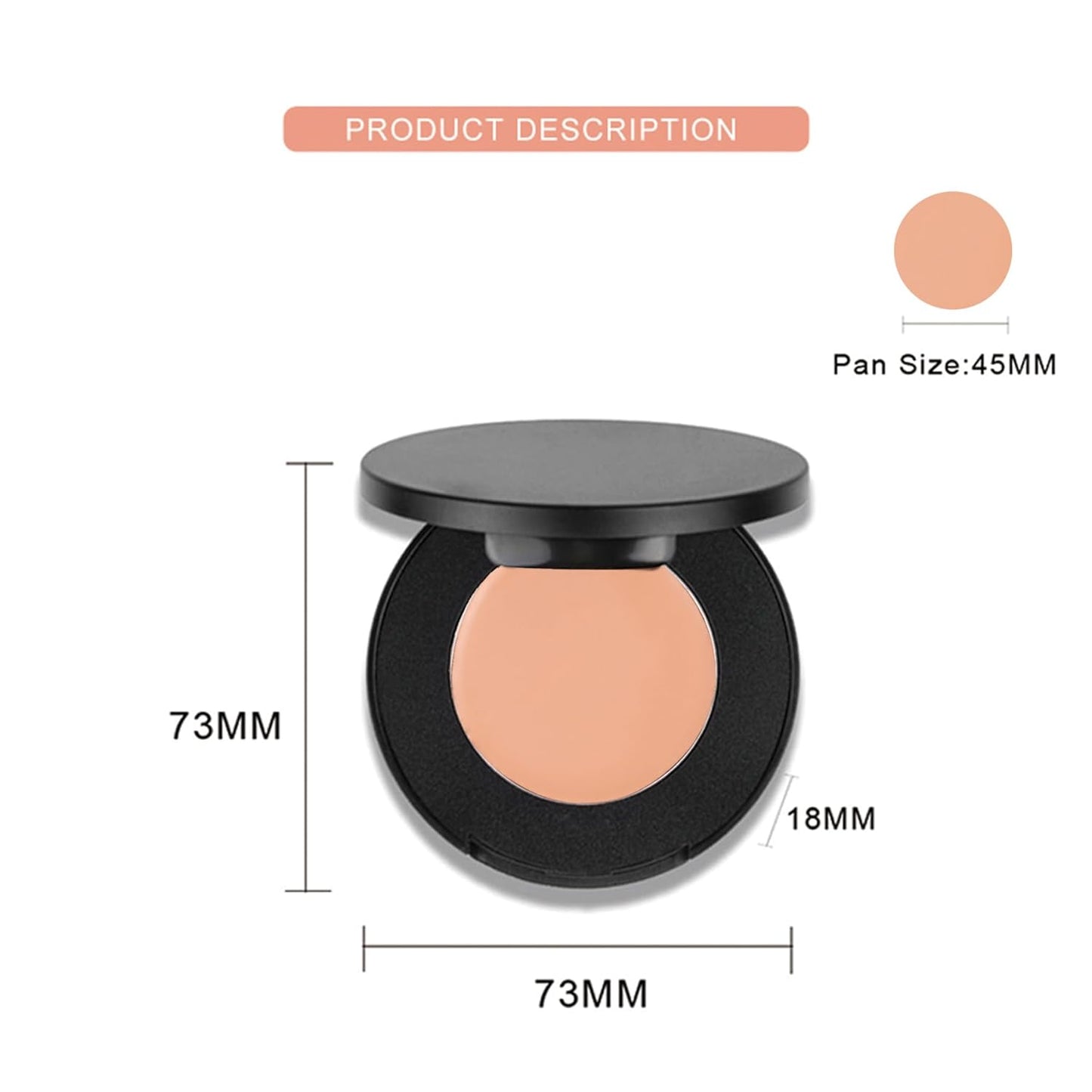 Cream Concealer Corrector Correcting Contour Makeup Set under Eye Concealer Cream Kit for Dark Circles and Blemish 20