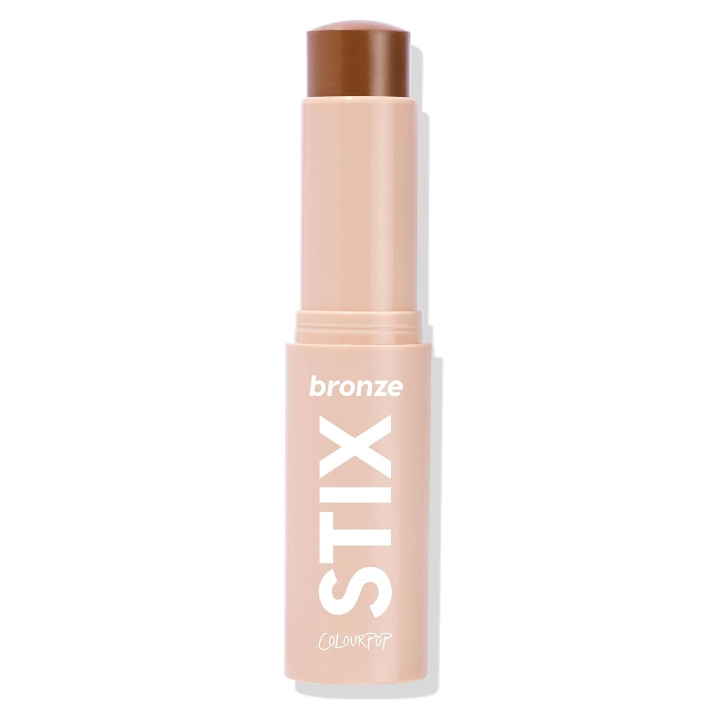 ColourPop Cream Bronzer Stick - Blendable Cream Contour & Glowy Summer Makeup with a Natural, Matte Finish - Buildable Formula for Shimmer-Free, Sun-Kissed Warmth - Shell Beach (0.28 oz)
