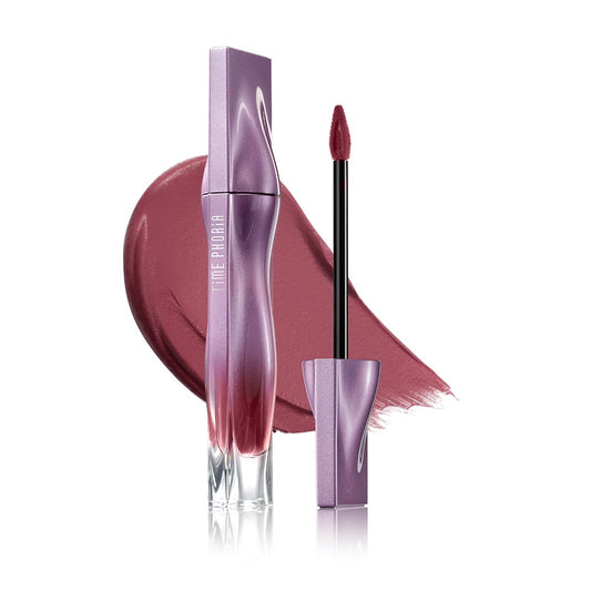 NEBULA VELVET LIP CREAM-Long Lasting Lip Stain, Waterproof and Transfer Proof Lip Tint, Matte Finish Lipstick, Smooth Out Lip Lines, Lightweight Lip Cream, High Coverage (04 ALLURA)