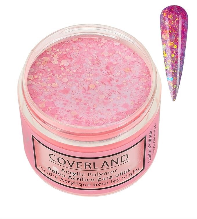 Tones Coverland Acrylic Nail Powder "Tango" - Limited Edition Acrylic Powder for Nail Design, Sculpting, and Masking Nail Bed Imperfections - Professional Acrylic Nail Supplies - (1.5 Oz)