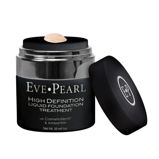 EVE PEARL HD Liquid Foundation Treatment Every Day Long Lasting Make Up Hydrates Aging Skin Fresh Natural Matte Cover Minerals Makeup (Fair)