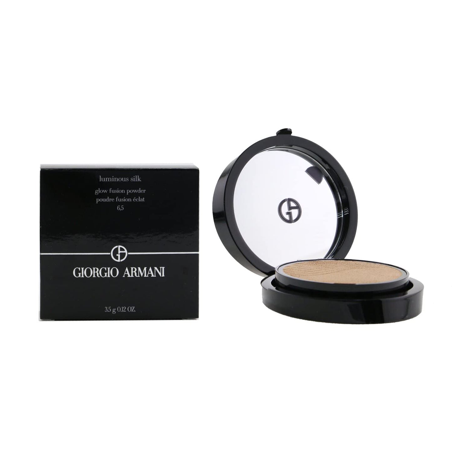 Giorgio Armani Luminous Silk Glow Fusion Powder - 6.5 Medium Natural Concealer Women 0.12 oz