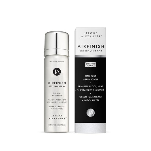 Jerome Alexander MagicMinerals AirFinish Setting Spray, Long-lasting Finishing Spray, Weightless-feel, Flawless, Matte Coverage