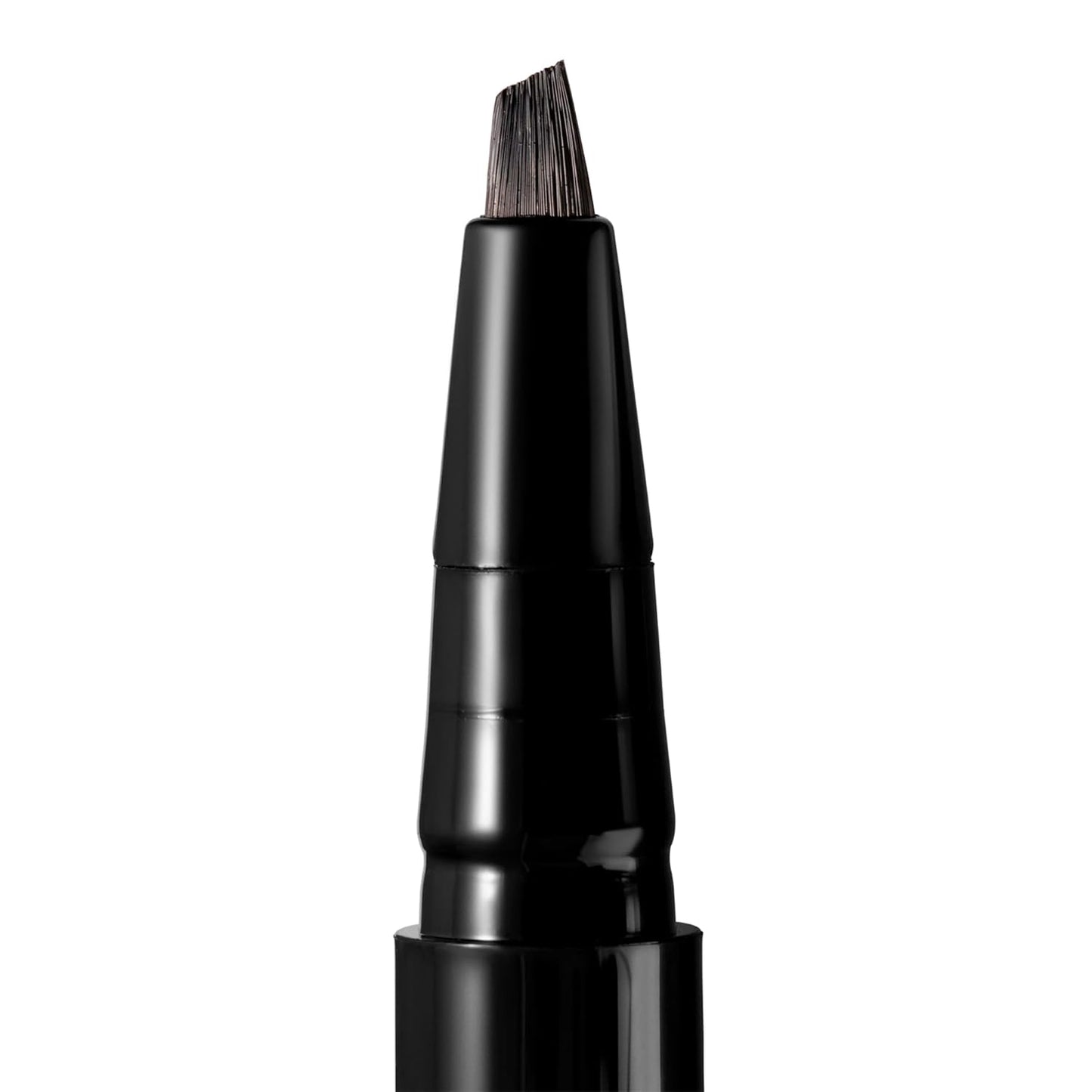 Arches and Halos Angled Bristle Tip Waterproof Brow Pen - Water Based and Smudge Proof Eyebrow Pencil - Extended Wear - Charcoal - 0.051 oz