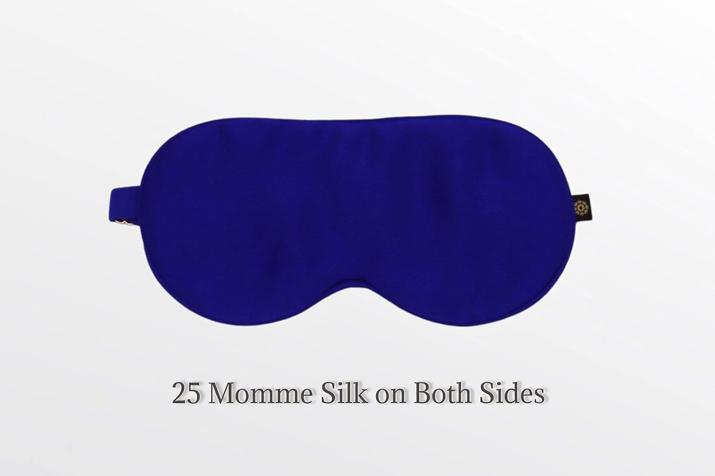 Premium 25 Momme Mulberry Silk Eye Mask for Sleeping (Royal Navy)