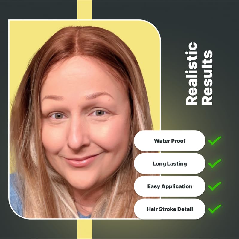 50 Pairs Medium Brown Temporary Eyebrow Tattoos, Waterproof and Smudge-Proof Medium Sassy Swerve Style Realistic Eyebrow Stickers for Women, Easy to Apply, Won't Work on Existing Brows