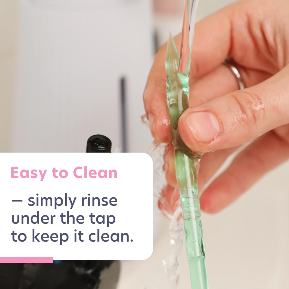 Bona Fide Beauty Czech Glass Cuticle Pusher (Jade Color) with Microfiber Sleeve, Gentle Manicure Stick and Cuticle Remover - Made in The Czech Republic