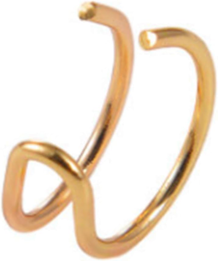 Cute Non-pierced Earrings Ear Cuff Ear Clip Minimalist Unilateral Earrings Cartilage Unique Ear Crawler Ear Climber Fashion Gold Ear Jewelry for Women