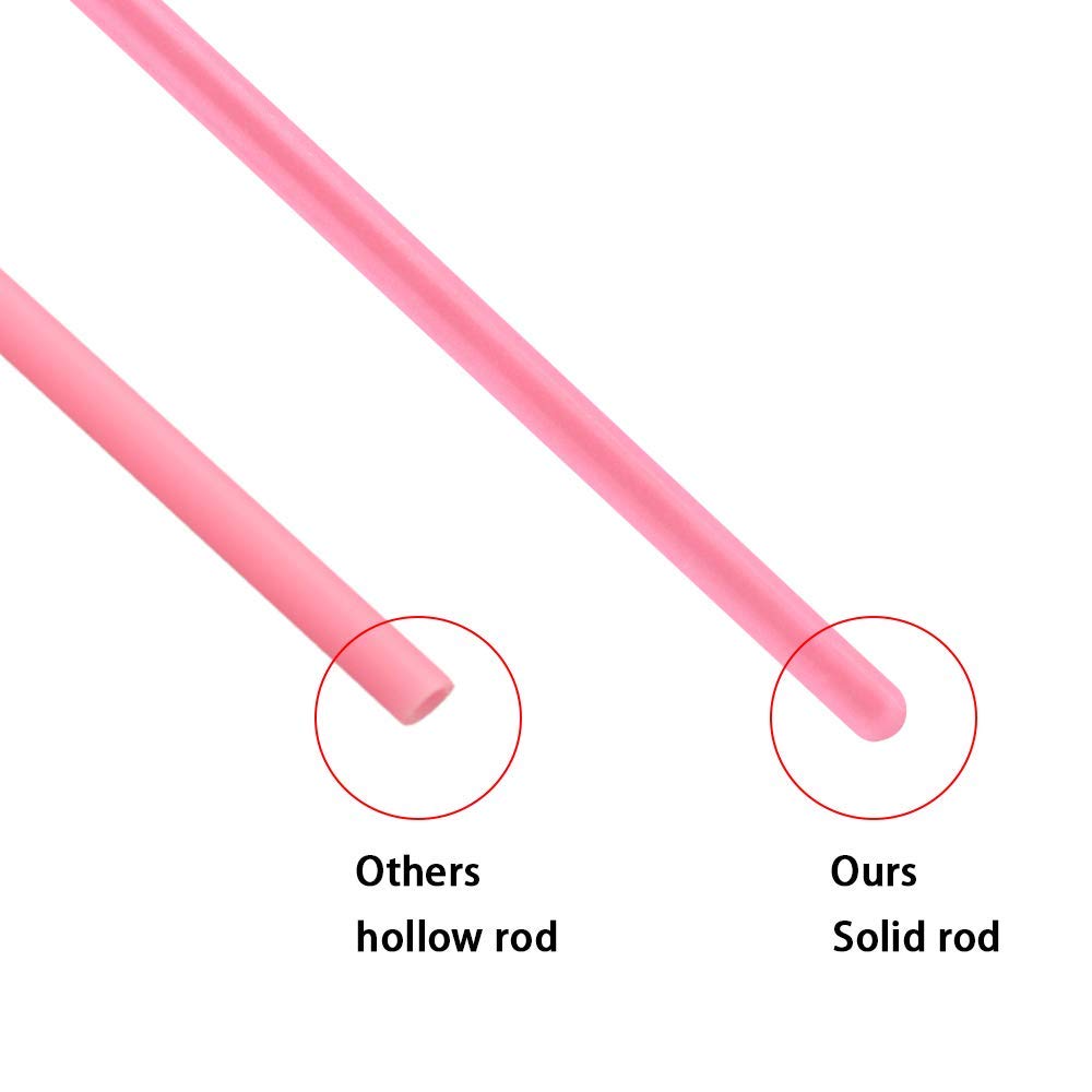 100PCS Lip Gloss Applicators, Disposable Lip Brushes Lip Gloss Applicators Lipstick Gloss Wands Applicator Perfect Makeup Tool Kits (Baby Pink)