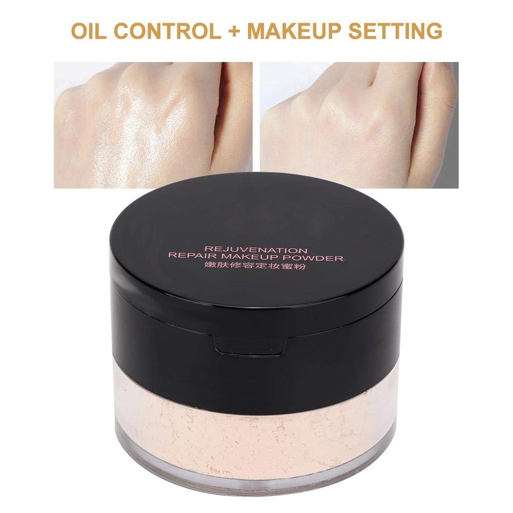 Sonew Makeup Finish Loose Powder, Oil Control ing Moisturizing Makeup Setting Powder for Face, Hair - 15g (01#)
