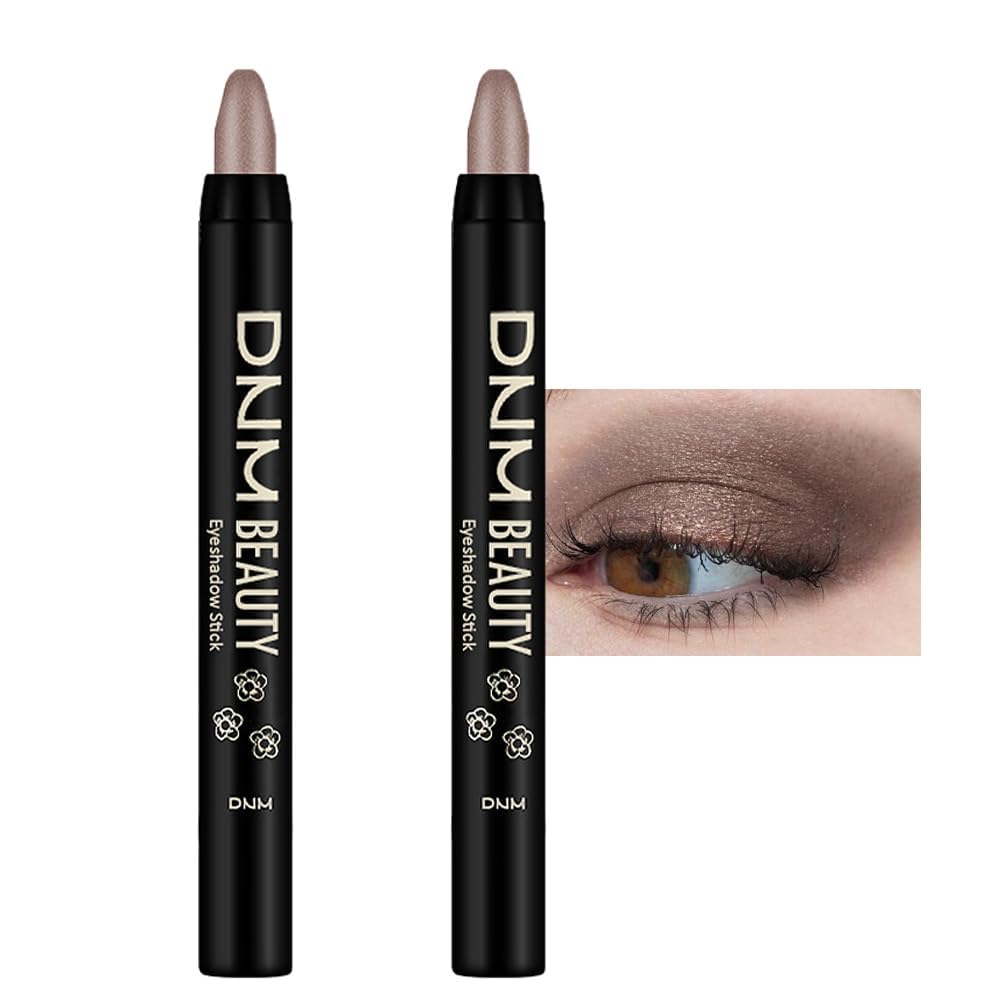 evpct 2Pcs Cream Eyeshadow Sticks Set for Eyes Waterproof, Taupe Shimmer Matte Eye shadow Stick Pencil Pen Bulk sombras en crema para ojos 19+19