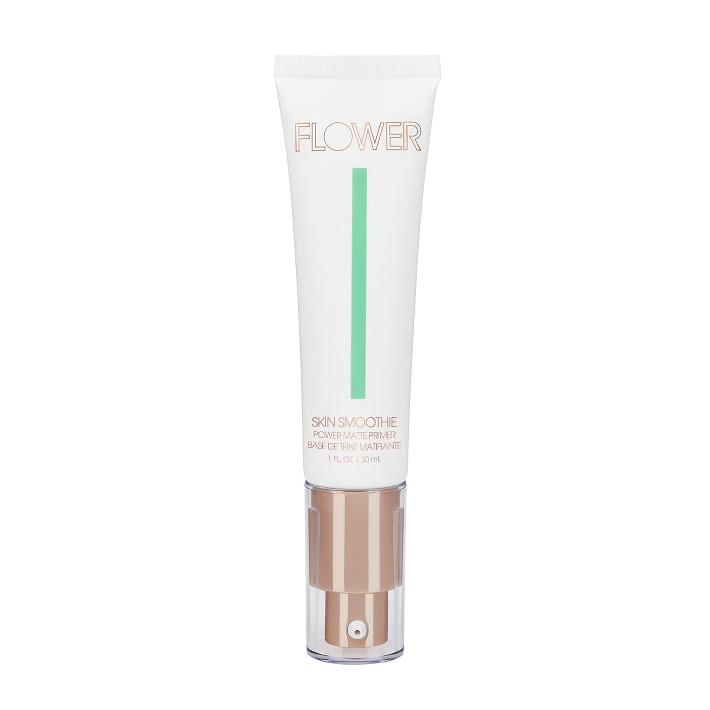 FLOWER BEAUTY By Drew Barrymore Skin Smoothie Power Matte Primer - Smoothes Skin + Mattifying Effect Blurs Pores + Blemishes - Absorbs Oil