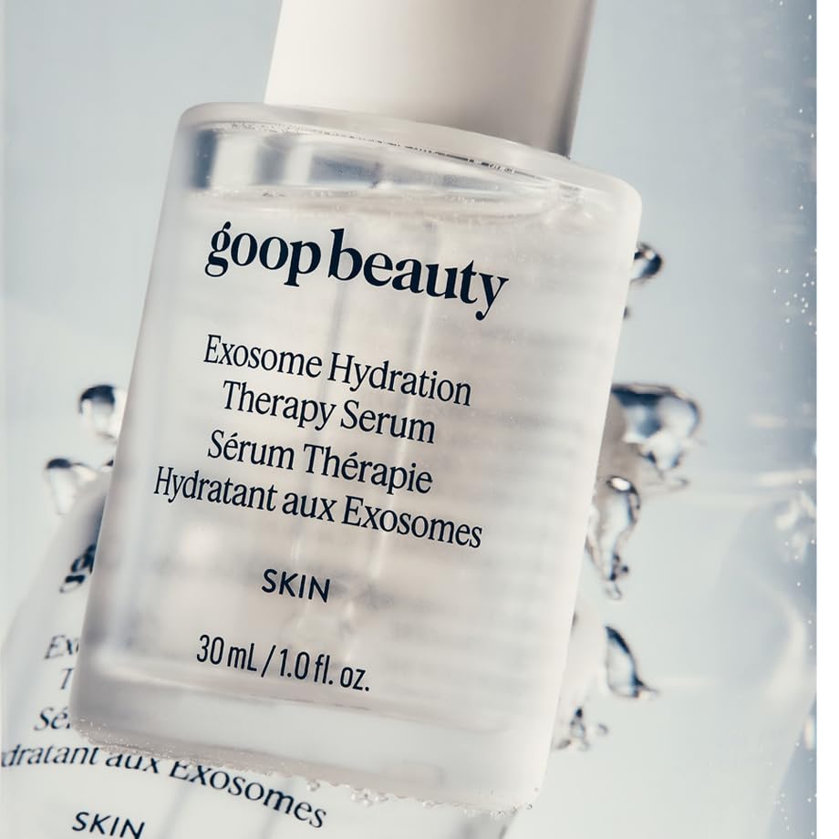 goop Beauty Exosome Hydration Therapy Serum | Hydrating Serum for Plump, Radiant, & Smooth Skin | Cica Leaf Exosomes, Red Sea Moss, & Polyglutamic Acid | 1.0 fl oz